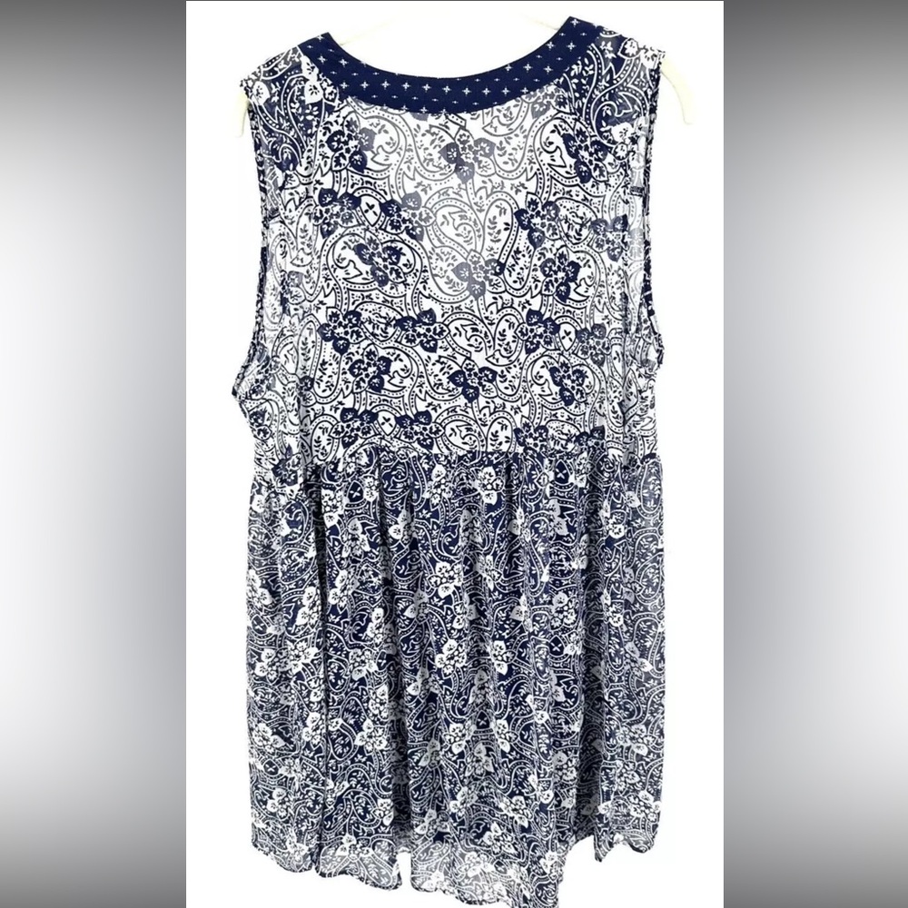 Navy Paisley sundress - Picture 2 of 9